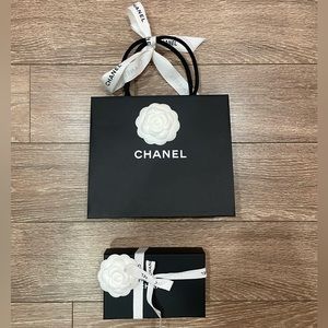 EMPTY Chanel gift box & bag